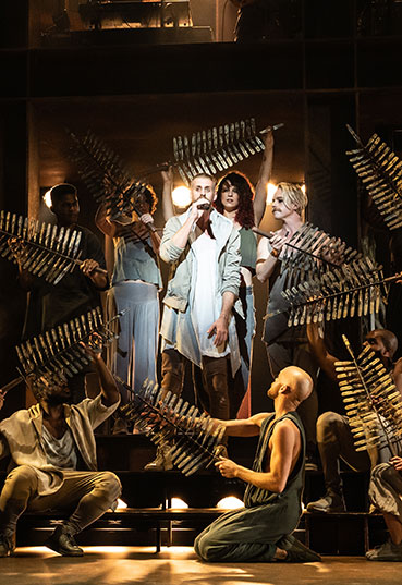 Aaron LaVigne and the company of the North American Tour of JESUS CHRIST SUPERSTAR