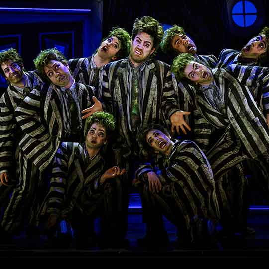 BEETLEJUICE: THE MUSICAL Australian production. Photo by Michelle Grace Hunder.
