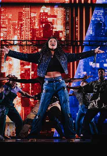 Dayton Live Broadway Series Hell's Kitchen. Maya Drake as Ali and the Company of the North American Tour of Alicia Keys' Hell's Kitchen. Photo by Marc J Franklin.