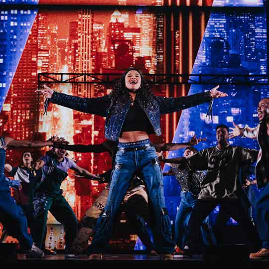Dayton Live Broadway Series Hell's Kitchen. Maya Drake as Ali and the Company of the North American Tour of Alicia Keys' Hell's Kitchen. Photo by Marc J Franklin.